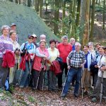 Wandergruppe an der Großen Platte