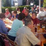 Ausklang im Biergarten