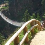 Die Hängebrücke aus anderer Perspektive