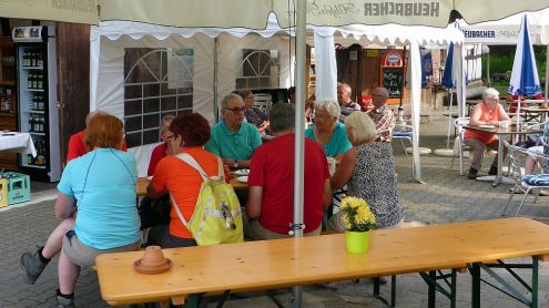 Spontaner Abschluss an der Heinlesmühle