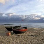 Fischerboote am Strand