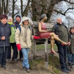 Auf dem Gipfel: Fotopause bei der "Leserin"